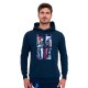 Bidi Badu New York Chill Bleu fonce Rouge Sweat-shirt