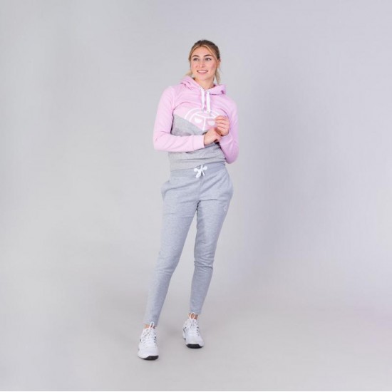 Sweat-shirt Bidi Badu Salia Gris Clair Rose