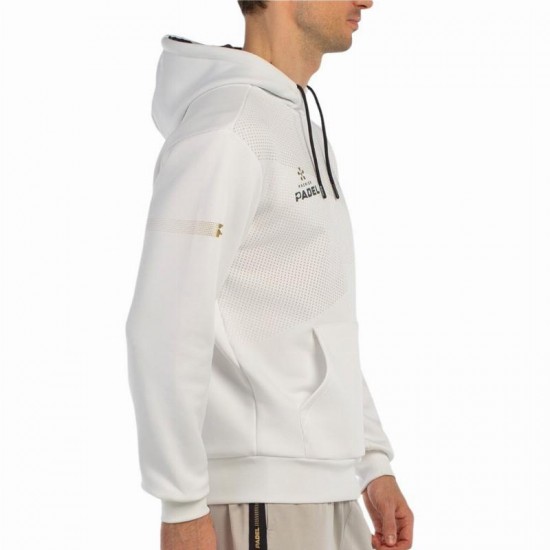 Bullpadel Premier Padel Baque White Sweatshirt