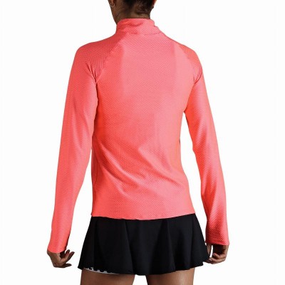 Endless Kirsch Iconic Coral Shiny Sweatshirt