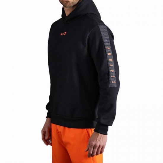 Sudadera Endless Rush II Negro Naranja