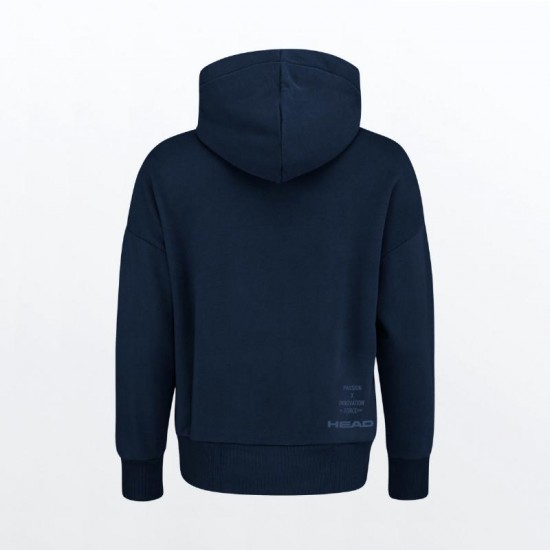 Head Motion Navy Blue Women''s Sweatshirt