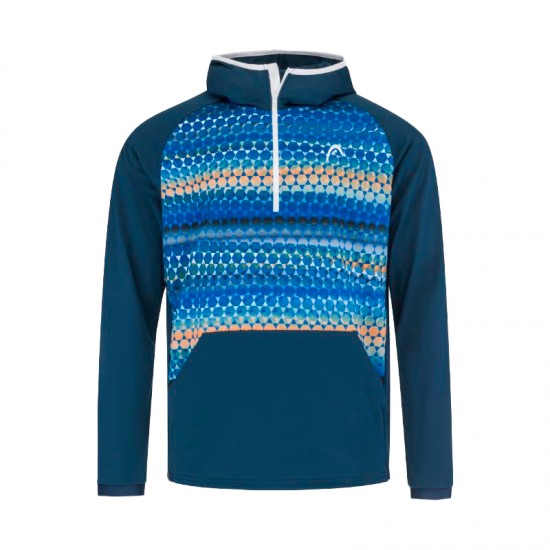 Sudadera Head TopSpin Azul Oscuro Print