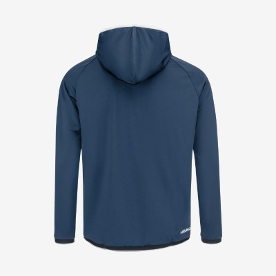 Head TopSpin Sweat-shirt imprime bleu fonce