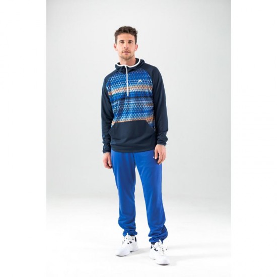 Head TopSpin Sweat-shirt imprime bleu fonce