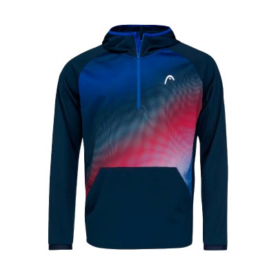 Head Topspin Sweatshirt Bleu Fonce Imprime Vision