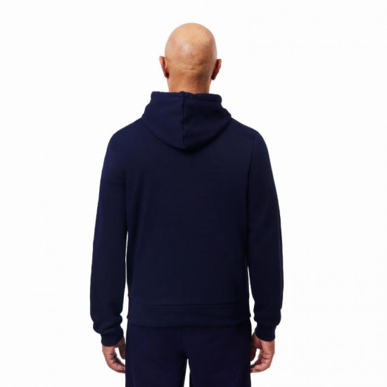 Lacoste Navy Blue Cotton Sweatshirt