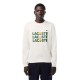 Lacoste White Plush Sweatshirt