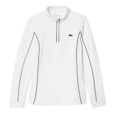 Sweat-shirt femme Lacoste Ultra Dry Blanc Vert