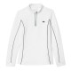 Sudadera Lacoste Ultra Dry Blanco Verde Mujer