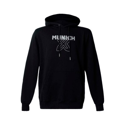 Munich Atomik Sweat-shirt a capuche noir