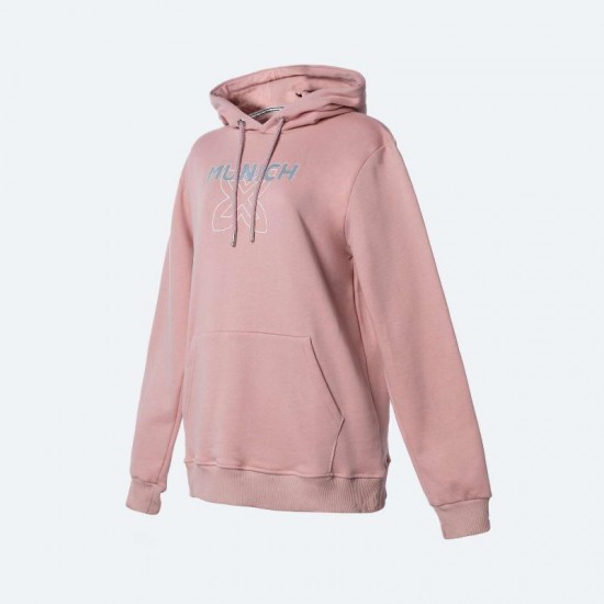 Sudadera Munich Atomik Hoodie Rosa Claro