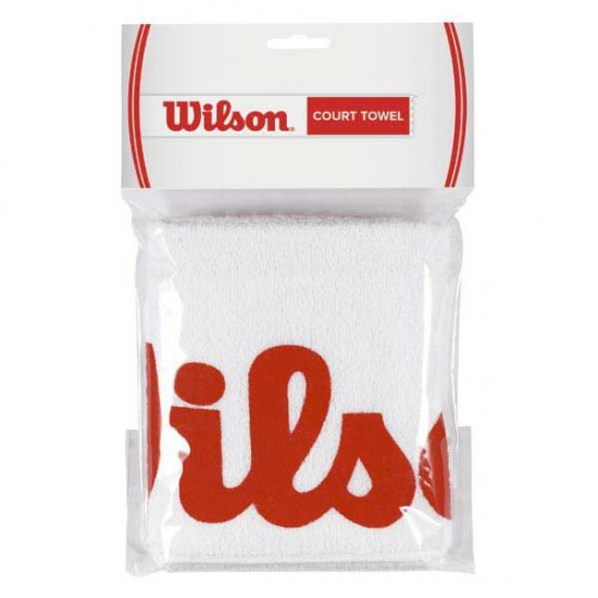 Toalla Wilson Blanco Rojo Pequena