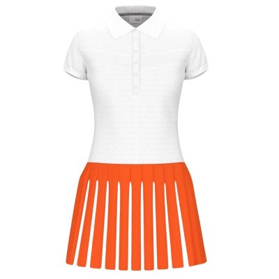 Robe Head Vogue Blanc Orange