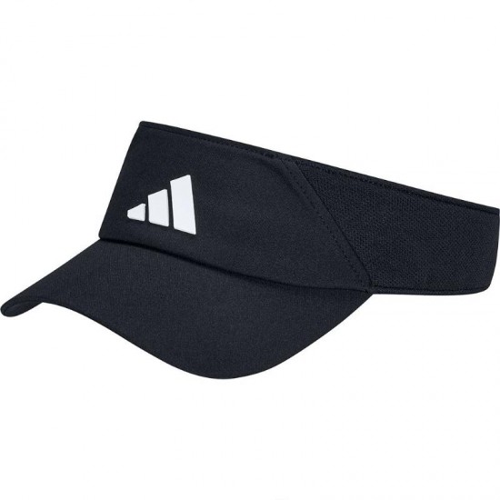 Visera Adidas Aeroready Negro Blanco