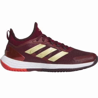 Adidas Adizero Ubersonic 4.1 Baskets en or rouge