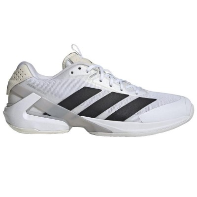 Adidas Adizero Ubersonic 5 White Black Gray Sneakers