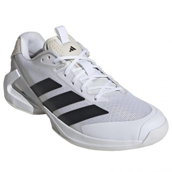 Adidas Adizero Ubersonic 5 White Black Gray Sneakers