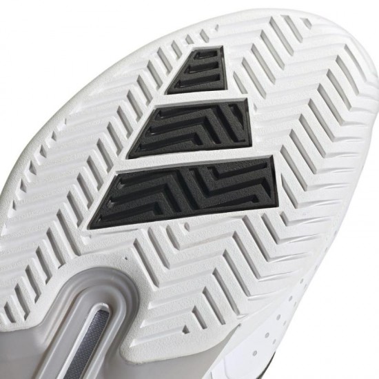 Adidas Adizero Ubersonic 5 White Black Gray Sneakers