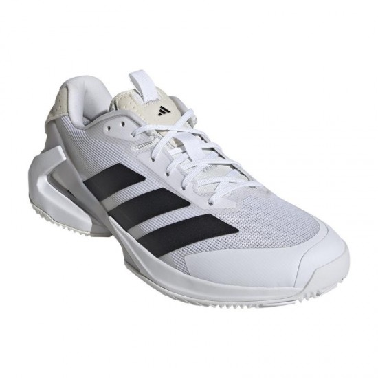 Adidas Adizero Ubersonic 5 Clay White Black Gray Sneakers