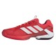 Adidas Adizero Ubersonic 5 Terre Battue Rouge Blanc Baskets