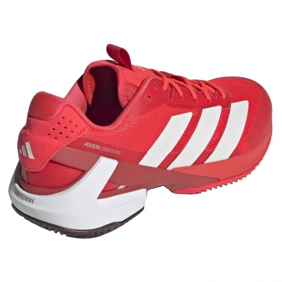 Adidas Adizero Ubersonic 5 Clay Red White Sneakers