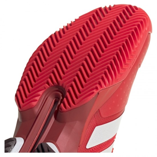 Adidas Adizero Ubersonic 5 Clay Red White Sneakers