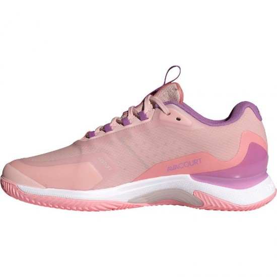 Baskets Femme Adidas Avacourt 2.0 TERRE BATTUE Rose Blanc Violet