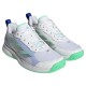 Baskets Femme Adidas AvaFlash Blanc Menthe Argente