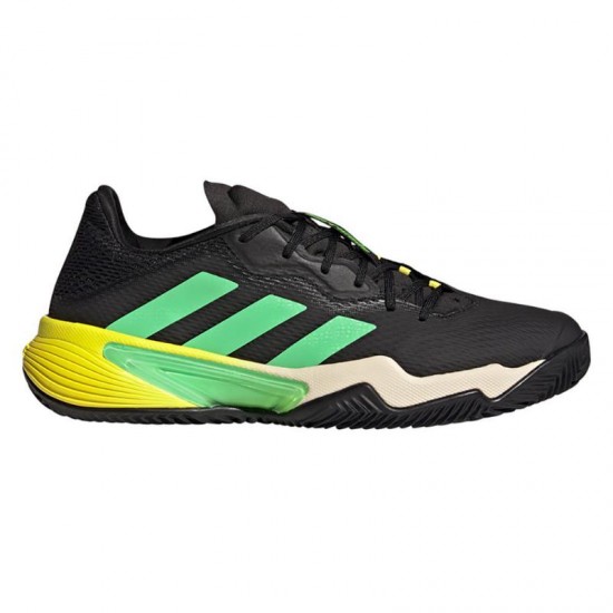 Adidas Barricade Clay Sneakers Blanc Vert Jaune