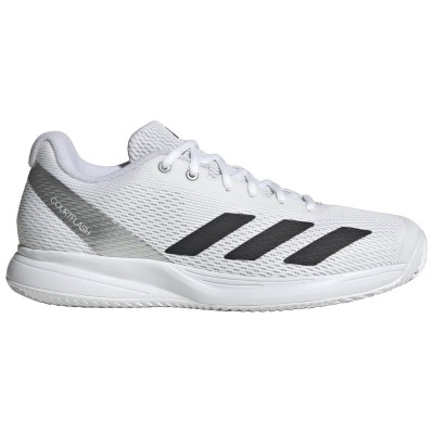 Adidas Courtflash Speed 2 Blanc Noir Argent Baskets