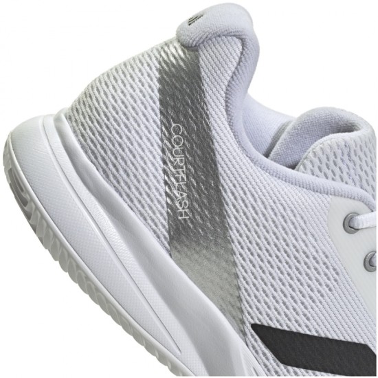 Adidas Courtflash Speed 2 White Black Silver Sneakers