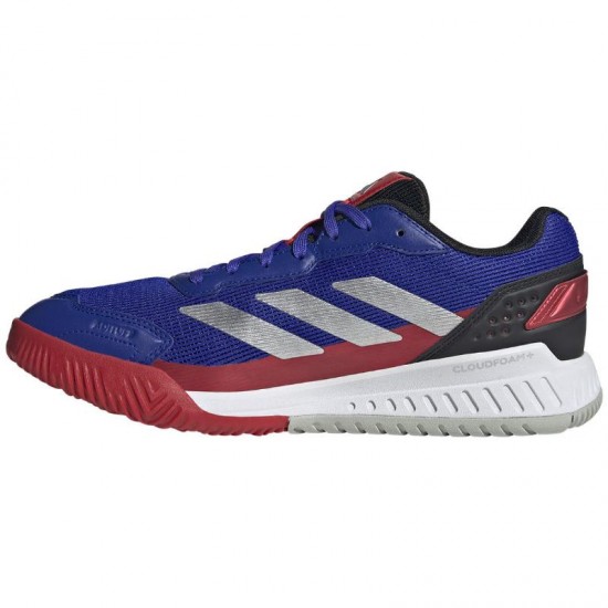 Adidas Courtquick Padel Blue Silver Red Sneakers