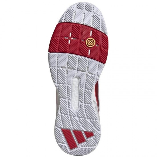 Adidas Crazyquick Boost Padel White Black Red Sneakers