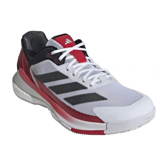 Adidas Crazyquick Boost Padel Blanc Noir Rouge Baskets