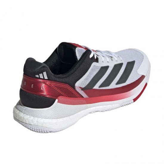 Adidas Crazyquick Boost Padel White Black Red Sneakers