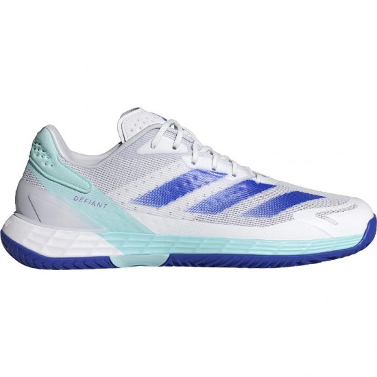 Adidas Defiant Speed 2 White Blue Aqua Sneakers