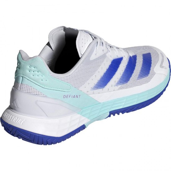 Adidas Defiant Speed 2 White Blue Aqua Sneakers