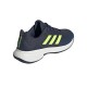 Adidas GameCourt 2.0 Chaussures Bleu Fonce Lime Blanc