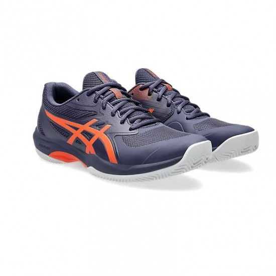 Asics Game FF Clay Indigo Bleu Orange Baskets