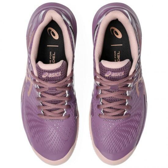 Asics Gel Challenger 14 Padel Dark Ube Rose Gold Women''s Sneakers