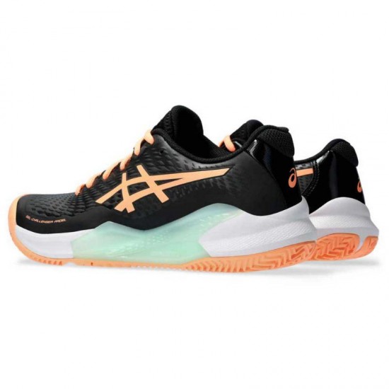 Asics Gel Challenger 14 Padel Black Orange Women''s Shoes