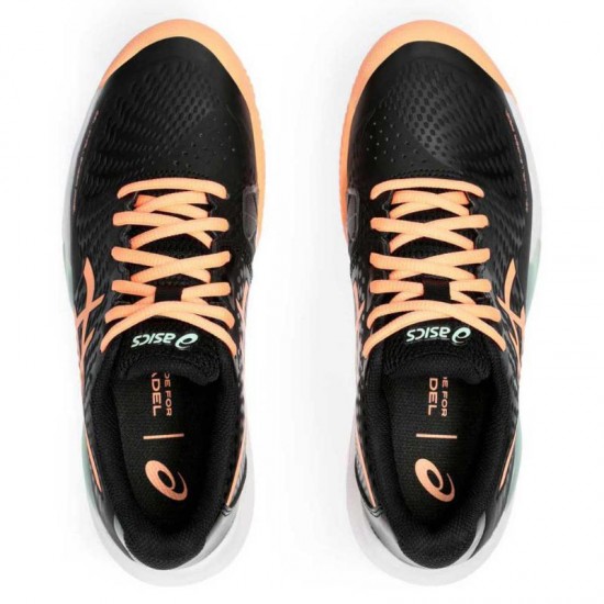 Chaussures Femme Asics Gel Challenger 14 Padel Noir Orange