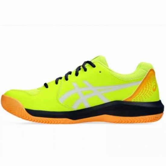 Asics Gel Dedicate 8 Padel Neon Yellow White Sneakers