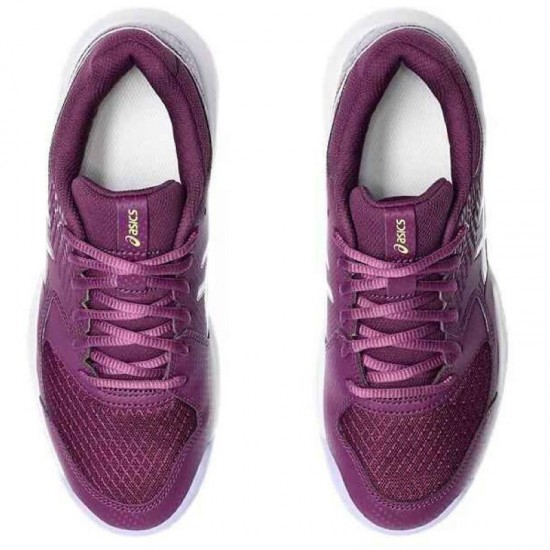 Baskets Femme Asics Gel Dedicate 8 Padel Intense Mauve Blanc