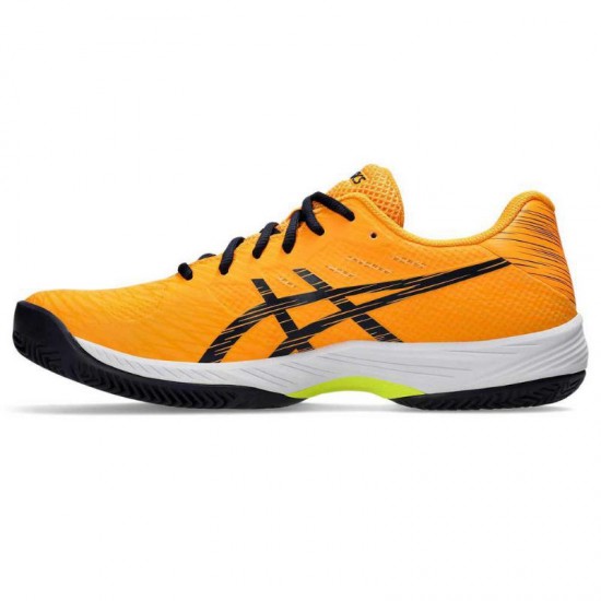 Baskets Asics Gel Game 9 Padel Orange Bleu Nuit