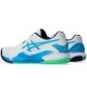 Baskets Asics Gel Resolution 9 TERRE BATTUE Blanc Aqua