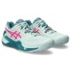 Asics Gel Resolution 9 Padel Mint Pink Fluor Women''s Shoes