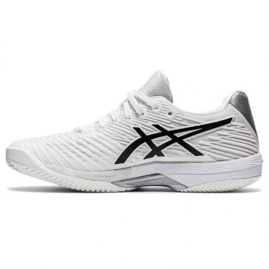 Baskets Asics Solution Speed FF 2 Blanc Noir Femmes