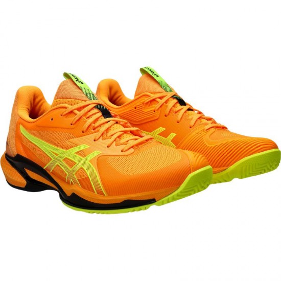 Zapatillas Asics Solution Speed FF 3 Padel Naranja Amarillo